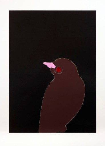 Gary Hume Bird with Pink Beak2